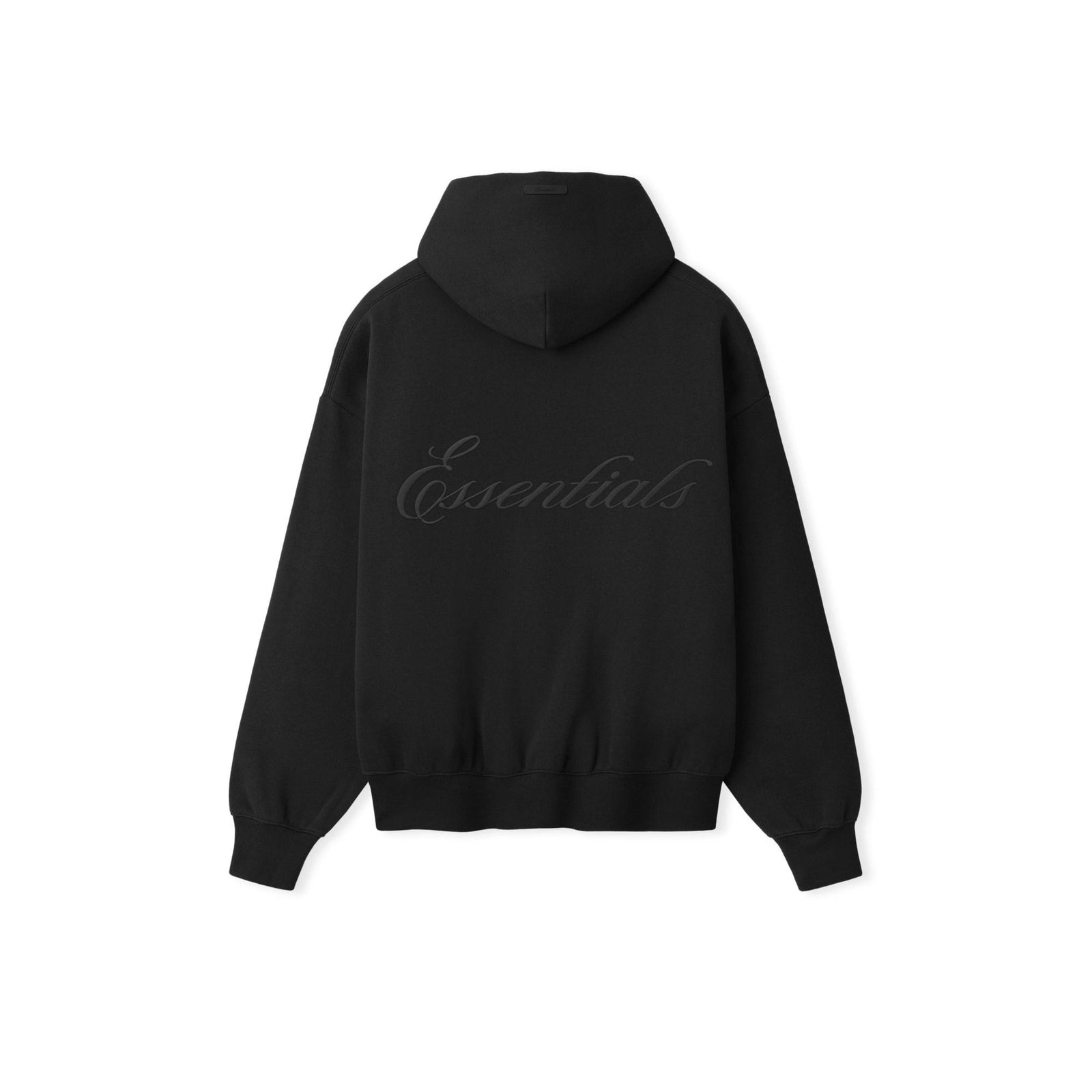 Fear of God Essentials Signature SS26 Classic Zip-Up Hoodie Vintage Black - Im Your Wardrobe