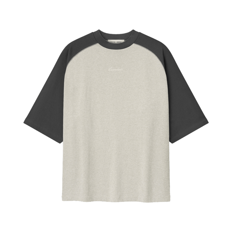 Fear of God Essentials Signature Tee Heather Stone/Iron Grey (SS26) - Im Your Wardrobe