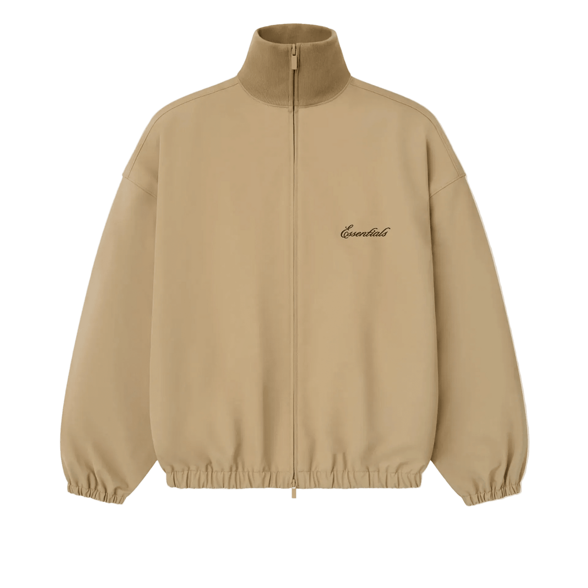 Fear Of God Essentials Signature Track Jacket Dune - Im Your Wardrobe