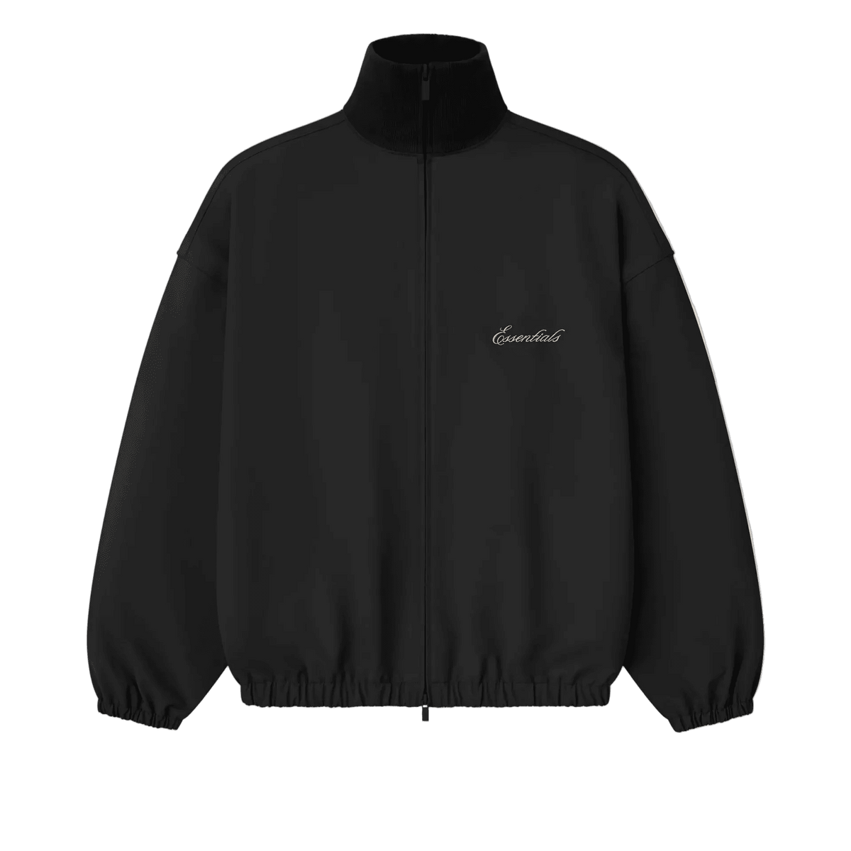 Fear Of God Essentials Signature Track Jacket Vintage Black - Im Your Wardrobe