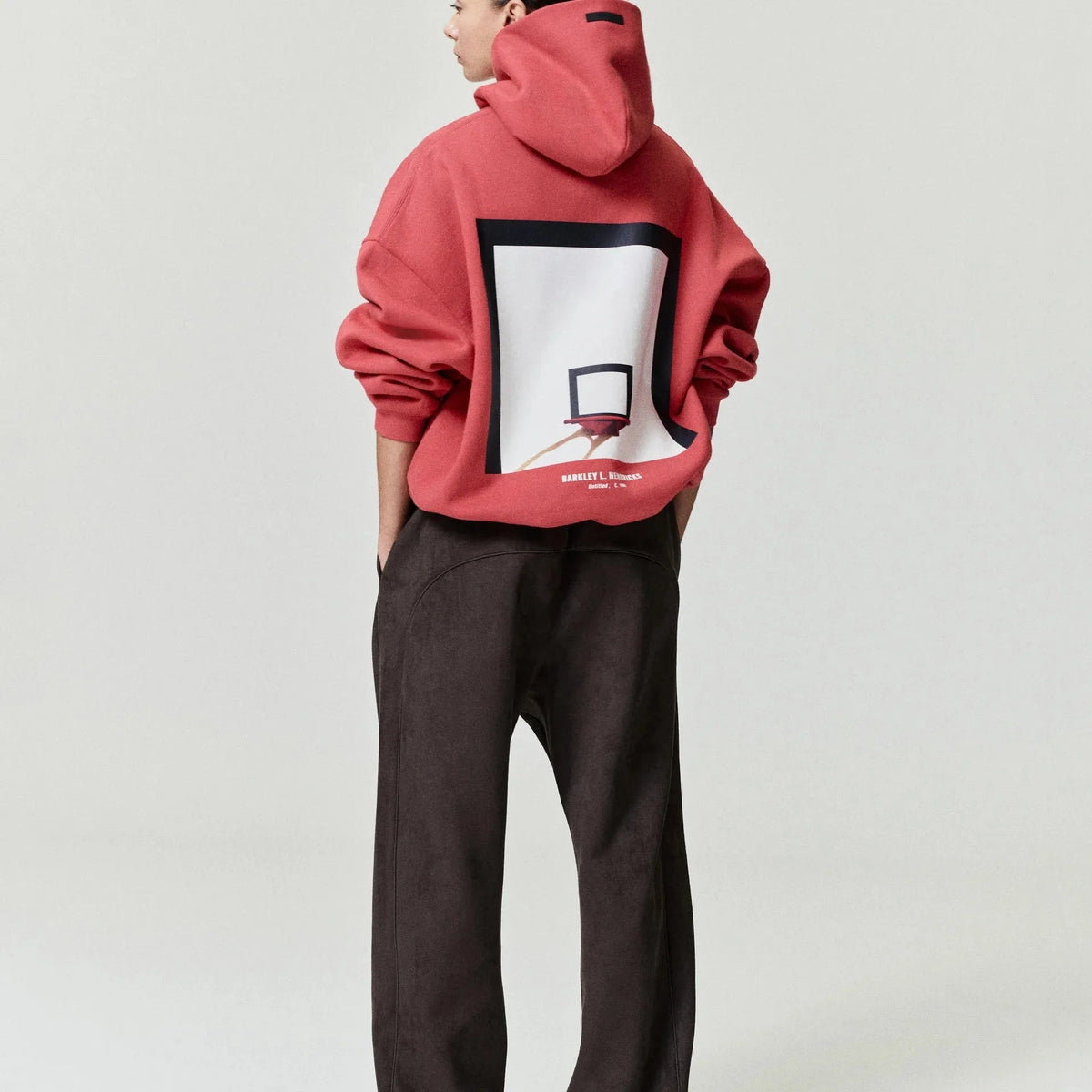 Fear Of God Essentials Sixers X Barkley Hendricks 90s Hoodie Faded Garnet - Im Your Wardrobe