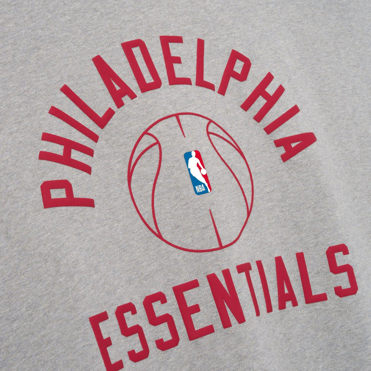 Fear Of God Essentials Sixers X Barkley Hendricks 90s Tee Concrete Heather - Im Your Wardrobe