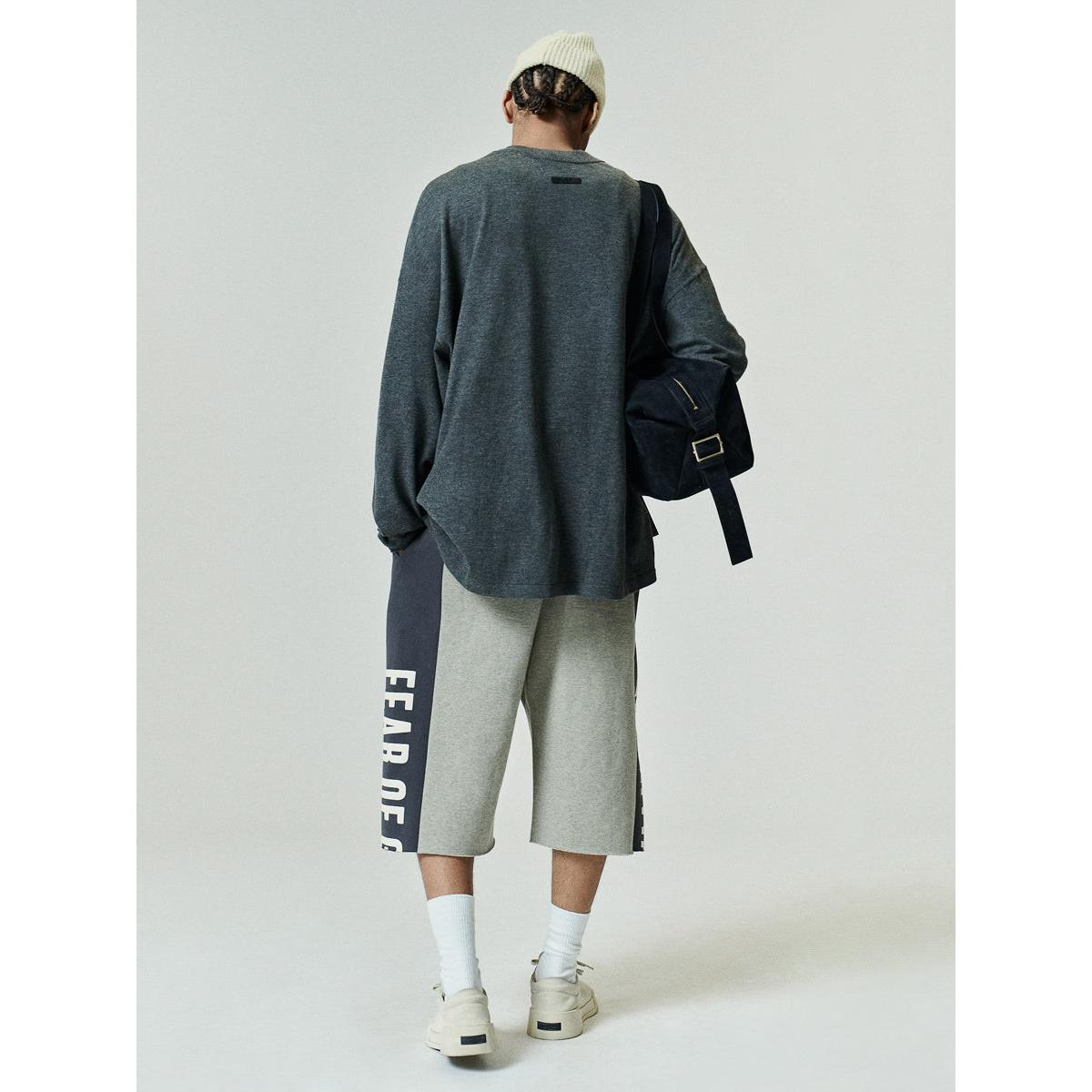 Fear of God Essentials Soft Knit Long Sleeve Tee Iron Grey - Im Your Wardrobe
