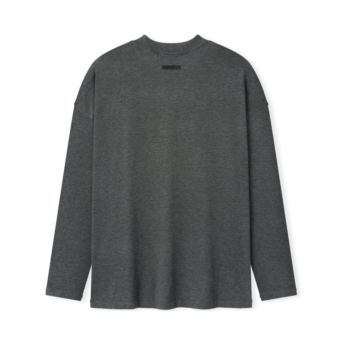 Fear of God Essentials Soft Knit Long Sleeve Tee Iron Grey - Im Your Wardrobe