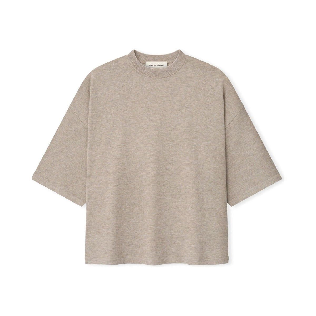 Fear of God Essentials Soft Knit Tee Seal Heather - Im Your Wardrobe