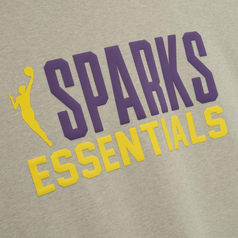 Fear of God Essentials Sparks 90s Tee Heather Stone - Im Your Wardrobe