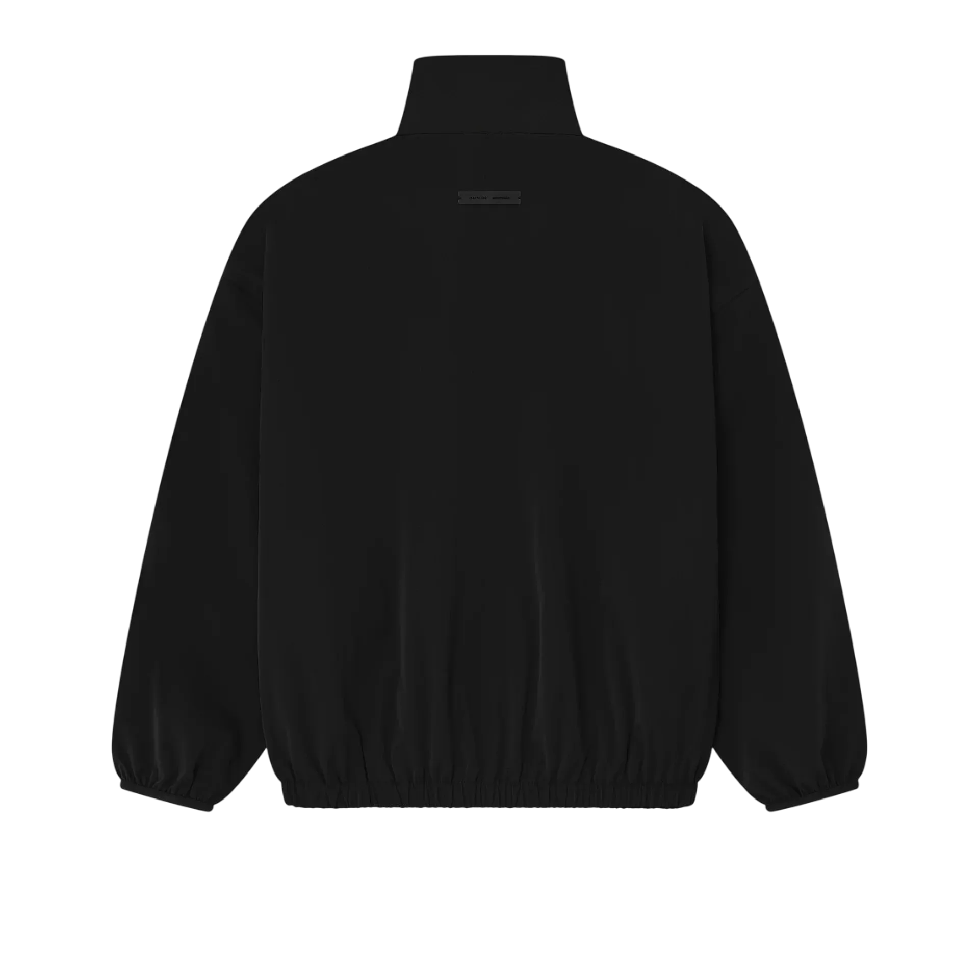 Fear of God Essentials Sporty Nylon Half Zip Jet Black - Im Your Wardrobe