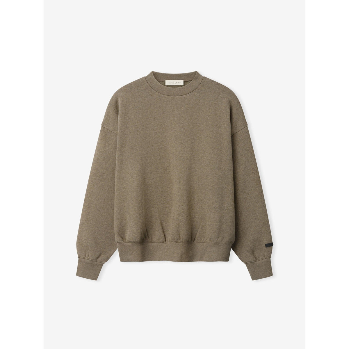Fear of God Essentials SS26 Classic Crewneck Sweatshirt Homestead Heather - Im Your Wardrobe