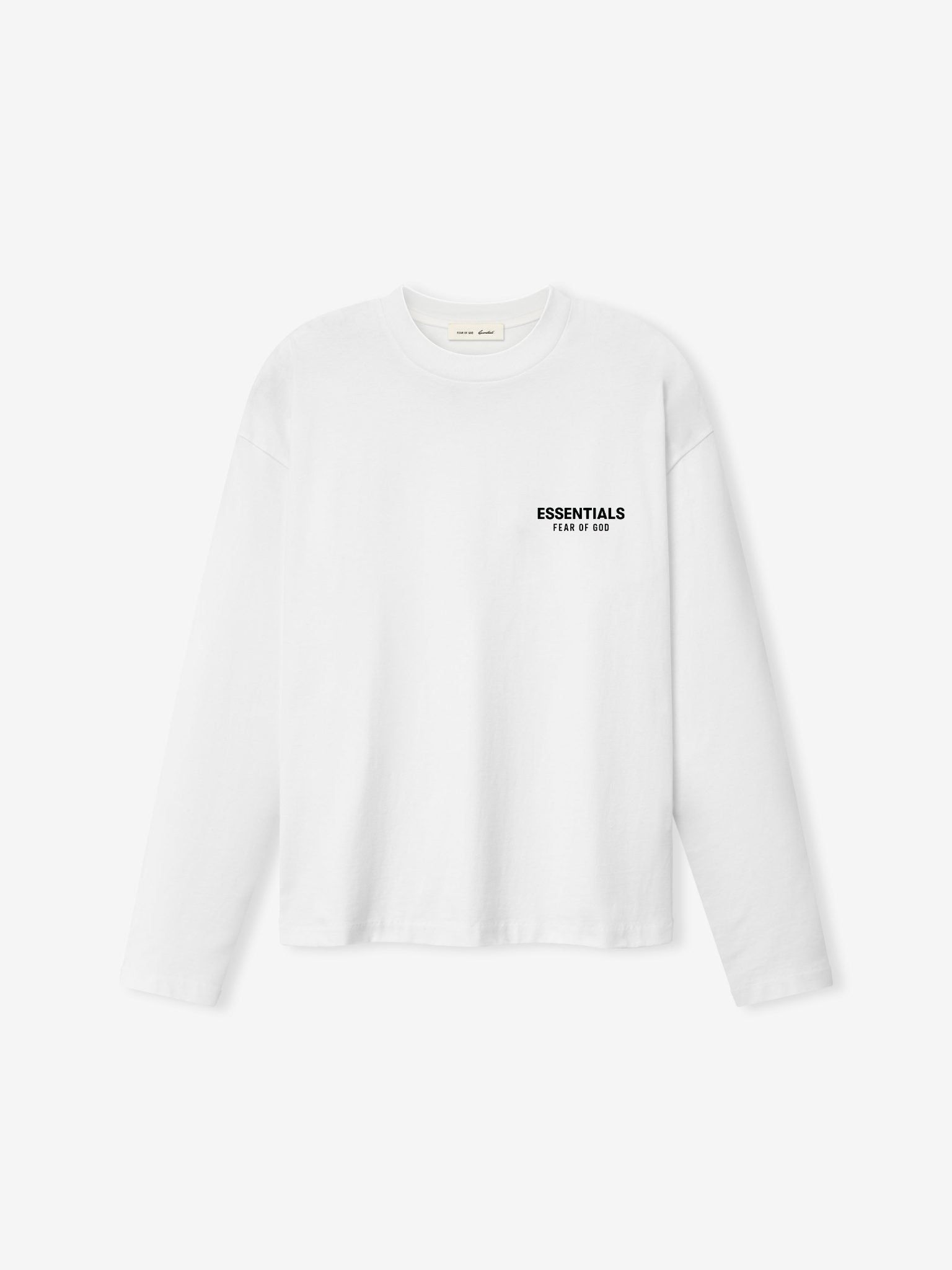Fear of God Essentials SS26 Classic Long Sleeve Tee Bright White