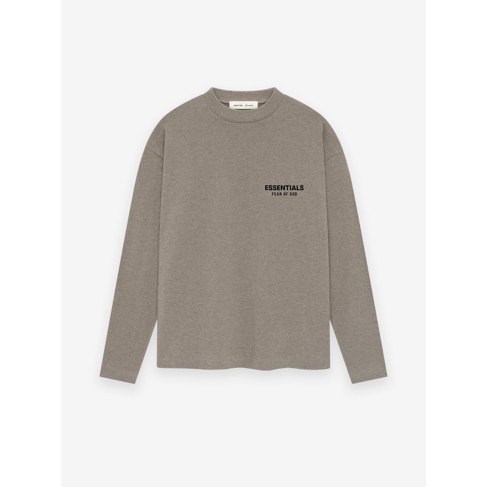 Fear of God Essentials SS26 Classic Long Sleeve Tee Homestead Heather - Im Your Wardrobe