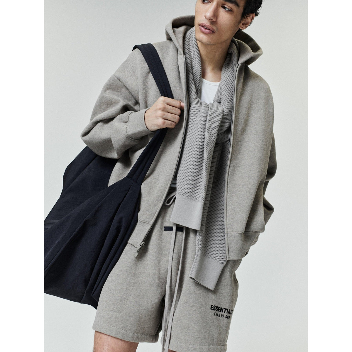 Fear of God Essentials SS26 Classic Sweatshort Homestead Heather - Im Your Wardrobe