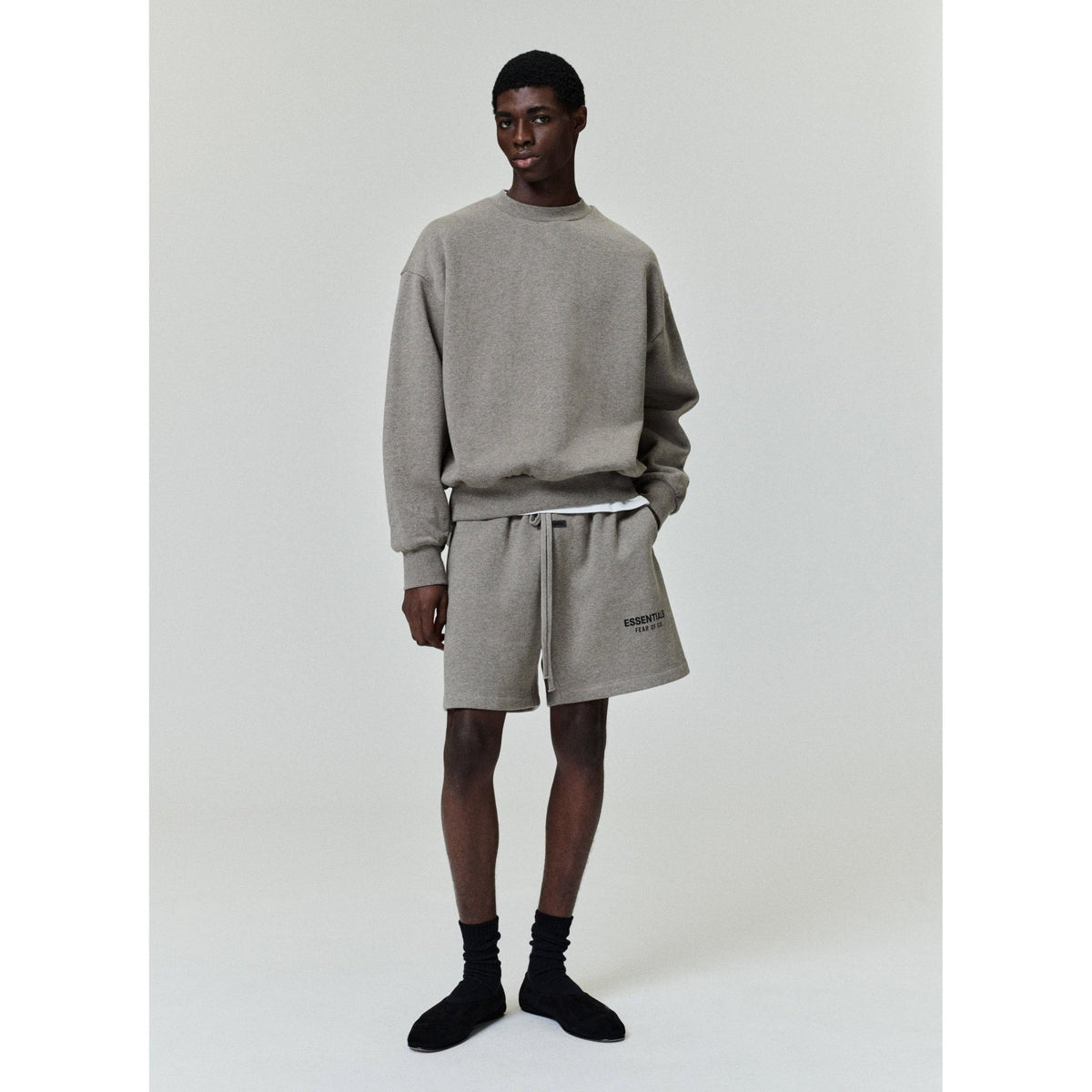 Fear of God Essentials SS26 Classic Sweatshort Homestead Heather - Im Your Wardrobe