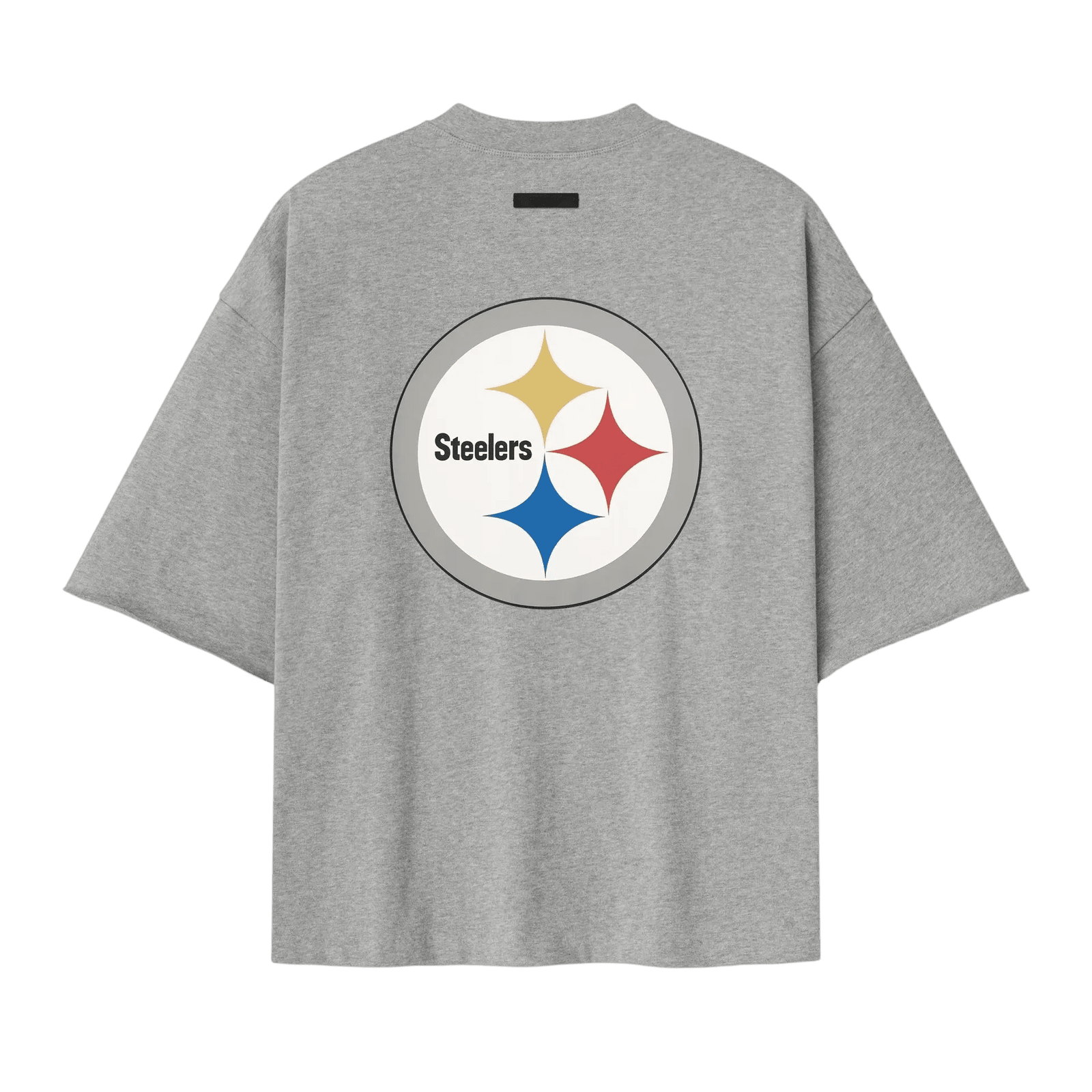Fear of God Essentials Steelers 90s 3/4 Sleeve Football Tee Concrete Heather - Im Your Wardrobe