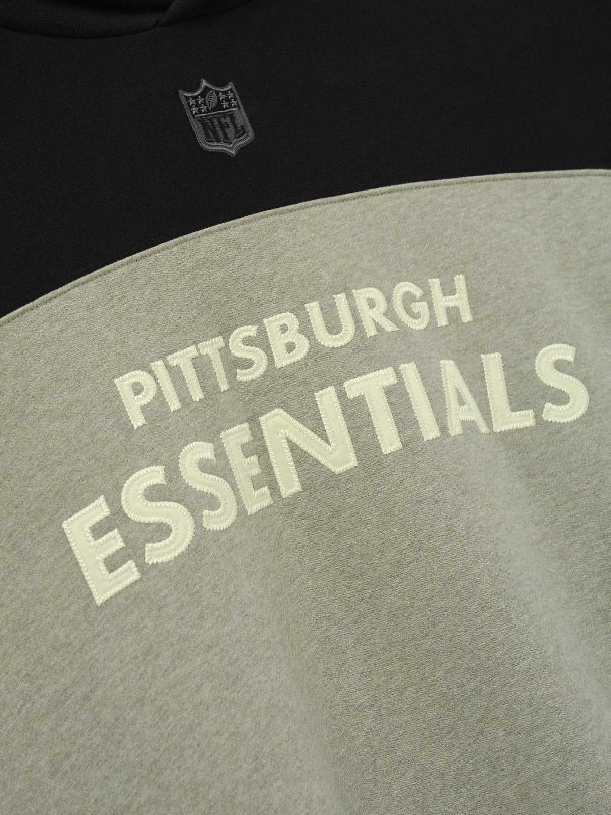 Fear of God Essentials Steelers 90s Relaxed Hoodie Seal Heather - Im Your Wardrobe
