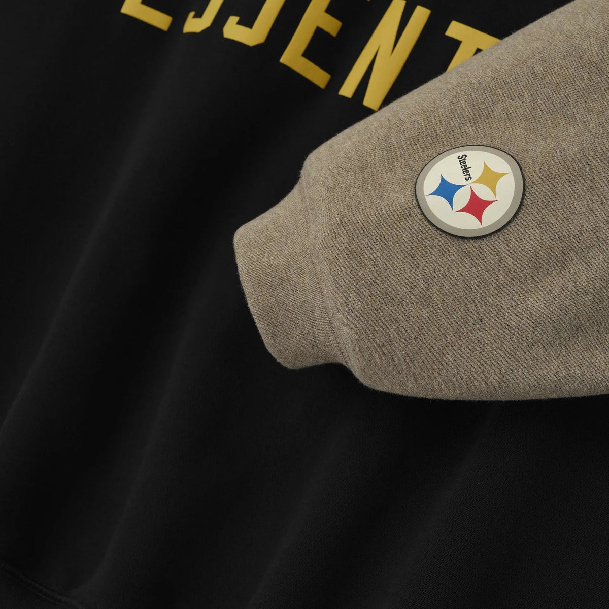 Fear of God Essentials Steelers Sport Hoodie Black/Homestead Heather - Im Your Wardrobe