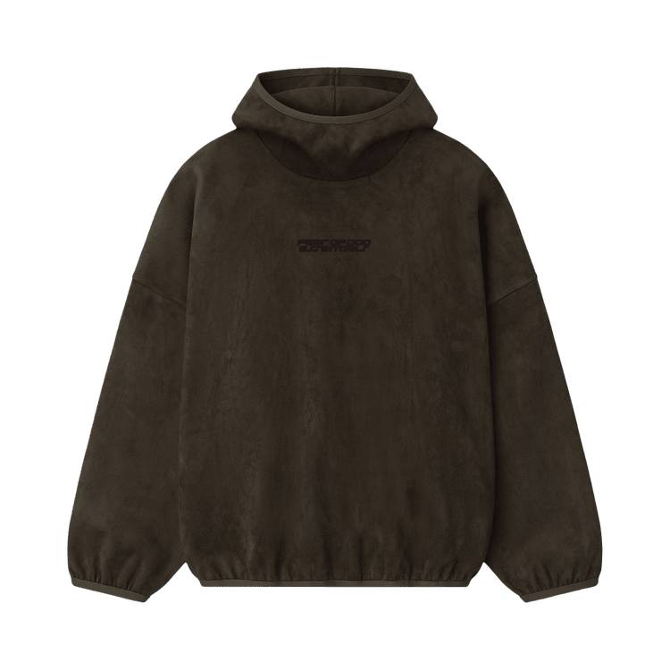 Fear of God Essentials Suede Fleece Modern Hoodie Brown (2025) - Im Your Wardrobe
