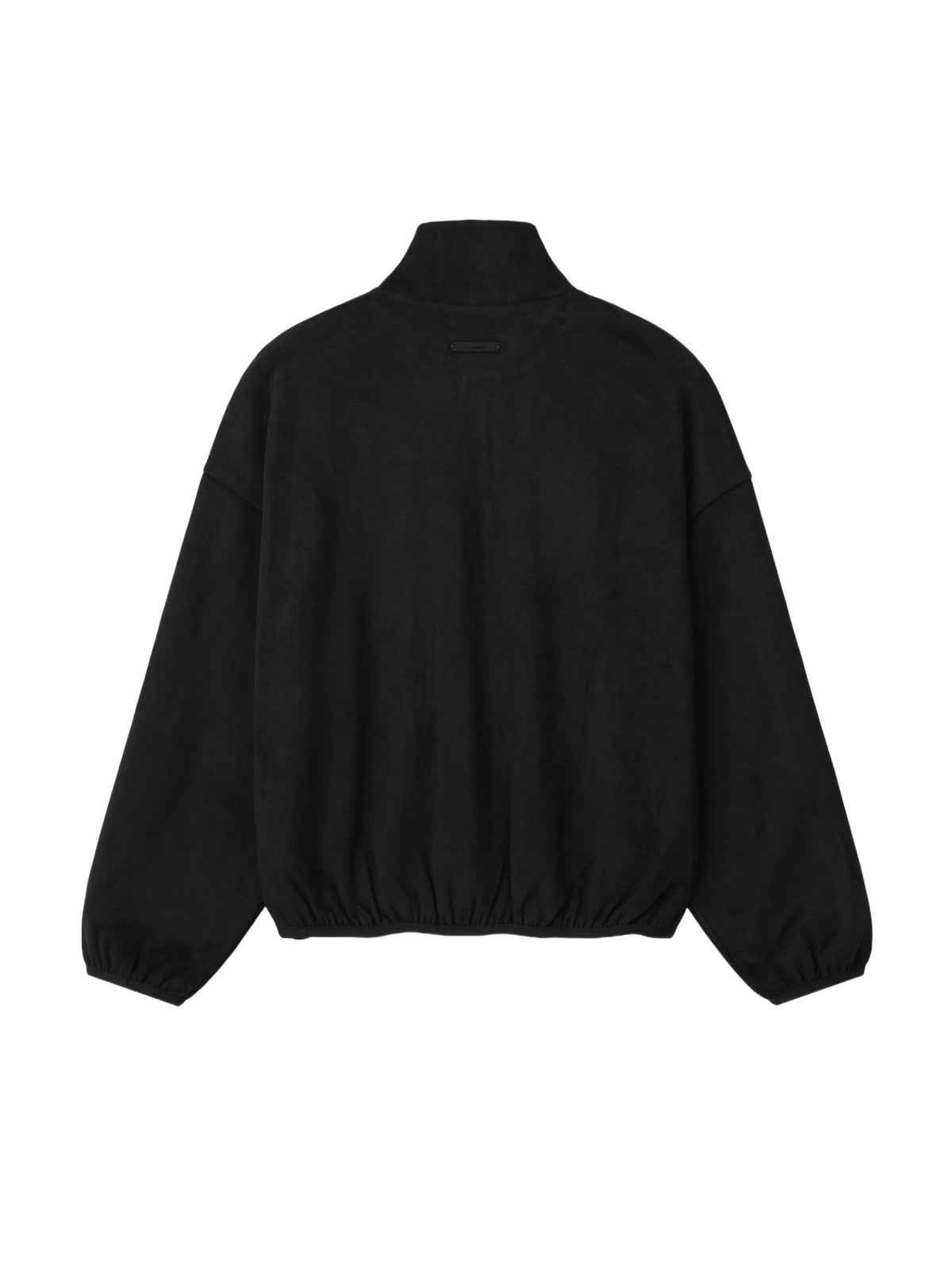Fear of God Essentials Suede Fleece Signature Modern Track Jacket W/ Piping Black - Im Your Wardrobe