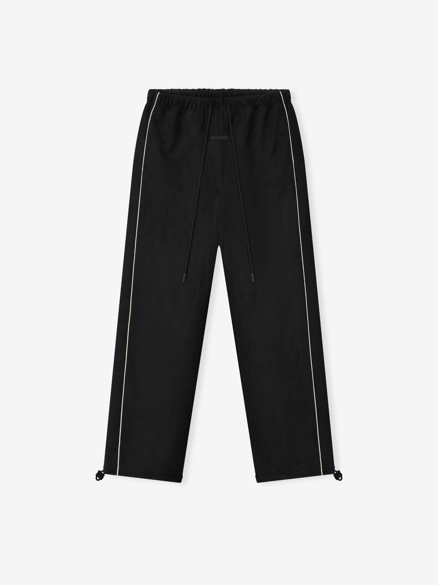 Fear of God Essentials Suede Fleece Signature Relaxed Pant Vintage Black