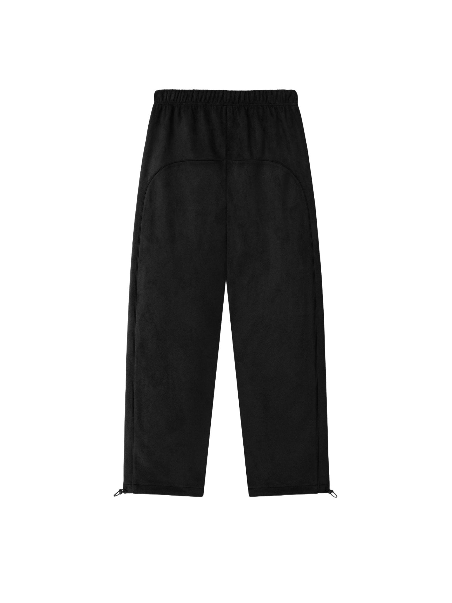 Fear of God Essentials Suede Fleece Signature Relaxed Pant W/ Piping Black - Im Your Wardrobe