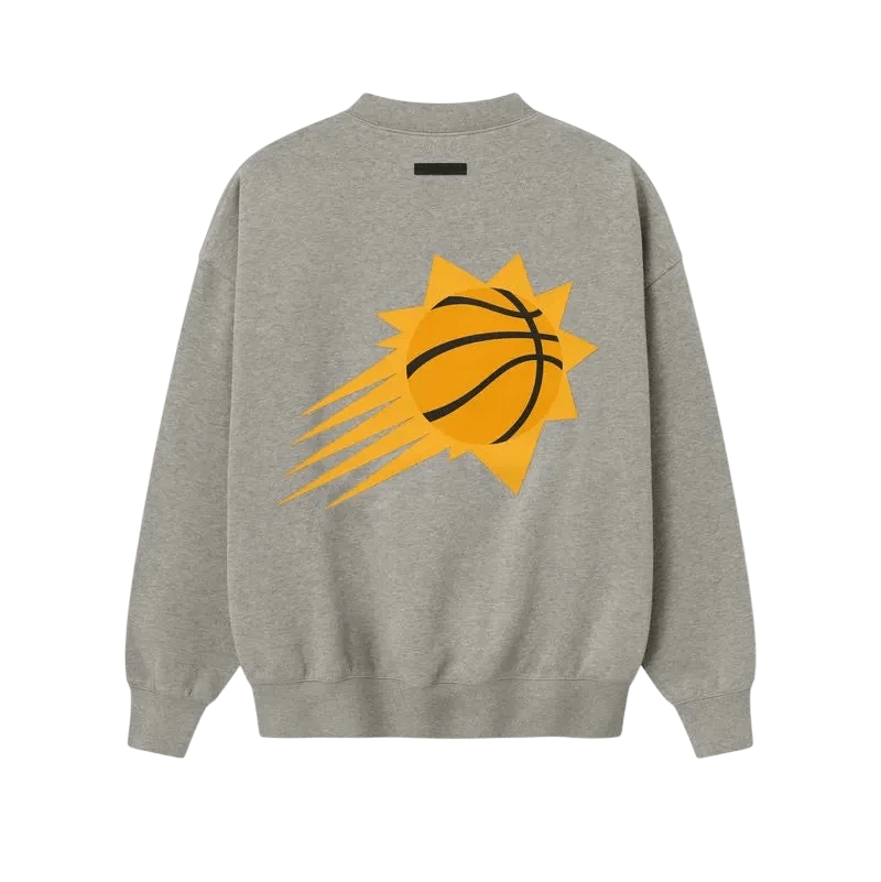 Fear of God Essentials Suns Sport Crewneck Warm Heather - Im Your Wardrobe