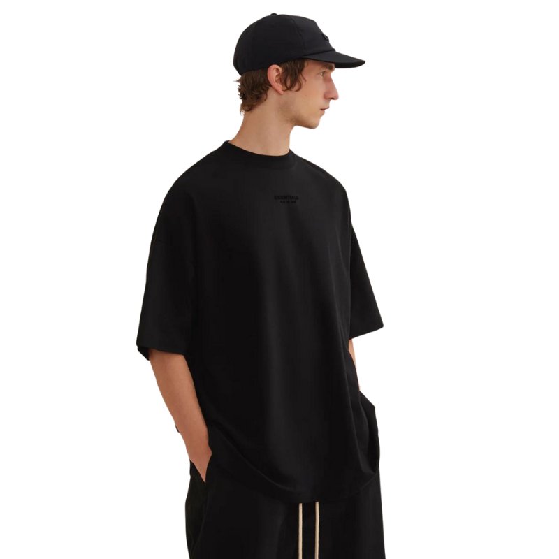 Fear of God Essentials T - Shirt - Core Jet Black (2023) - Im Your Wardrobe