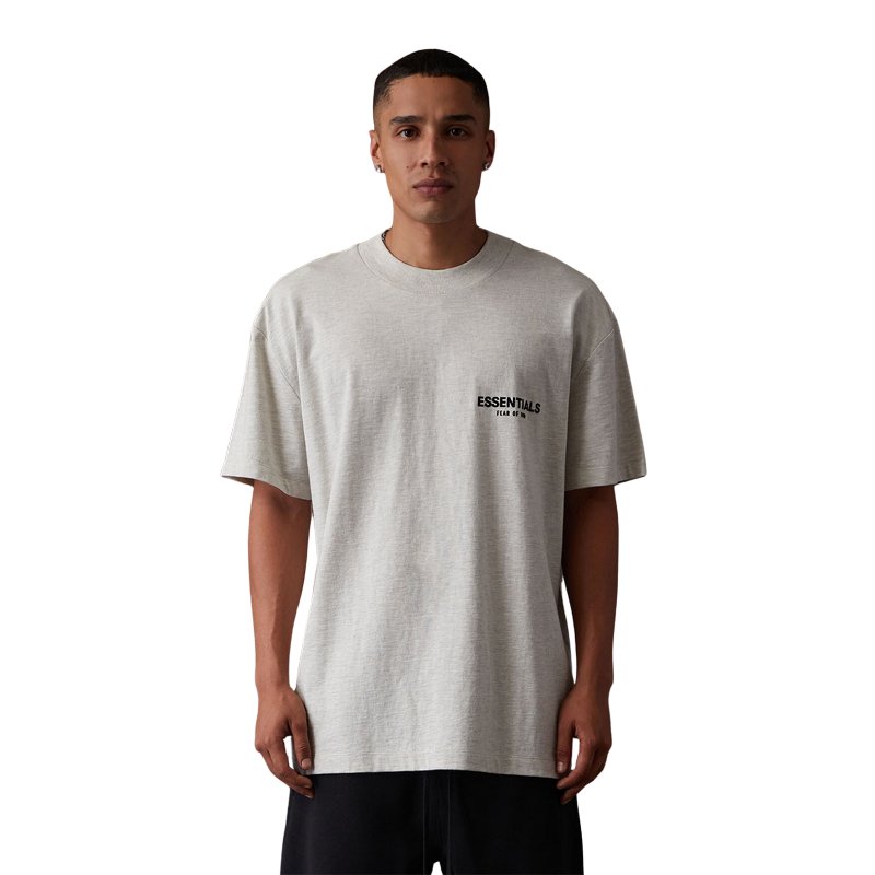 Fear of God Essentials T - Shirt - Light Oatmeal (Back Logo) - Im Your Wardrobe