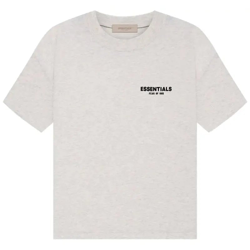 Fear of God Essentials T-Shirt Light Oatmeal (SS22) - Im Your Wardrobe