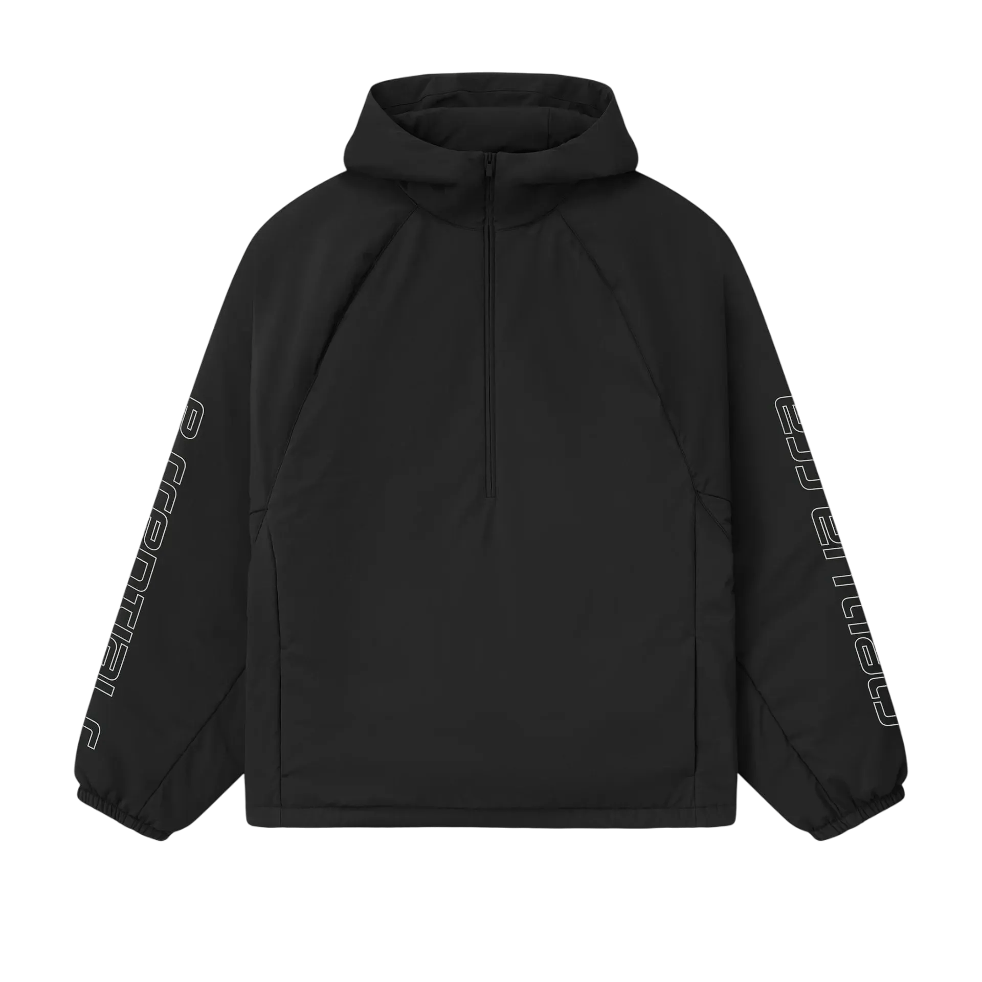 Fear of God Essentials Tech Nylon Half Zip Anorak Vintage Black - Im Your Wardrobe