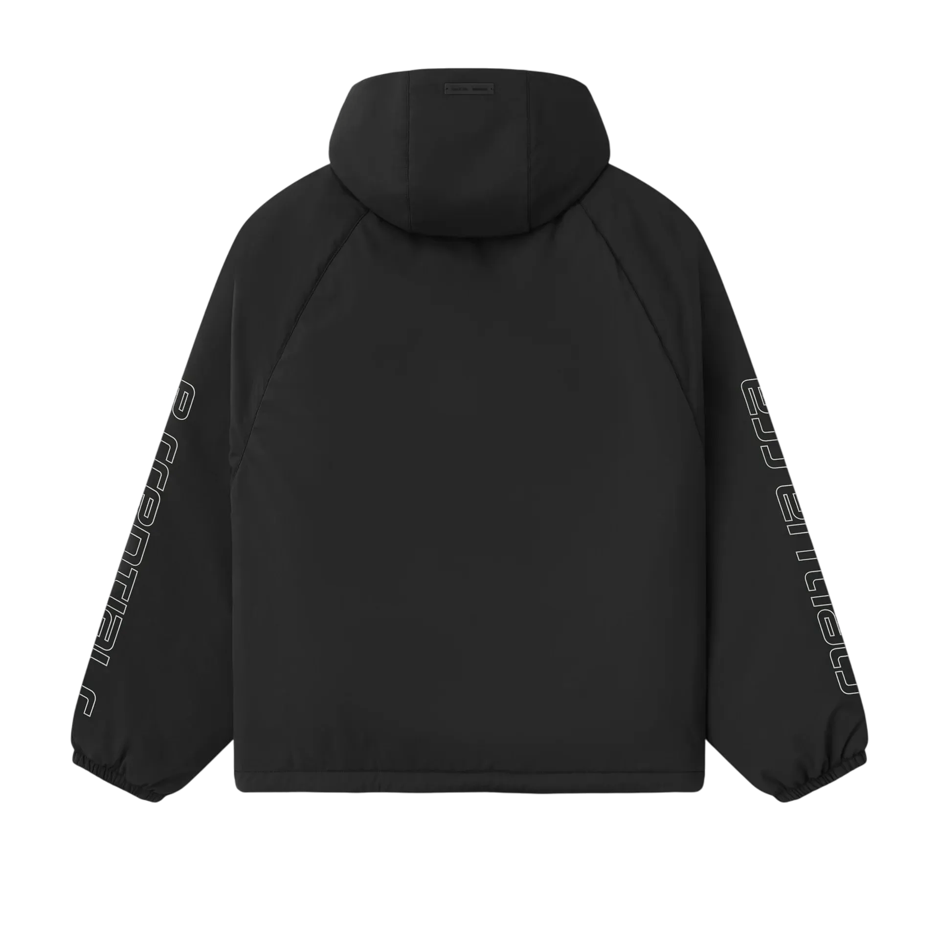 Fear of God Essentials Tech Nylon Half Zip Anorak Vintage Black - Im Your Wardrobe
