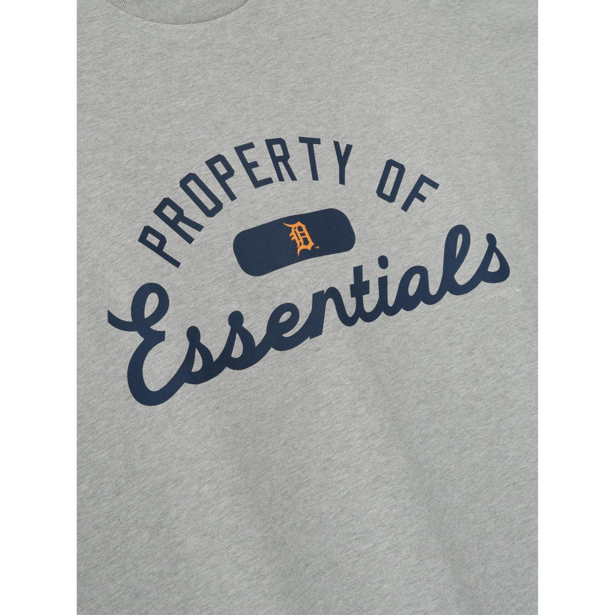 Fear of God Essentials Tigers Merch Tee Concrete Heather - Im Your Wardrobe