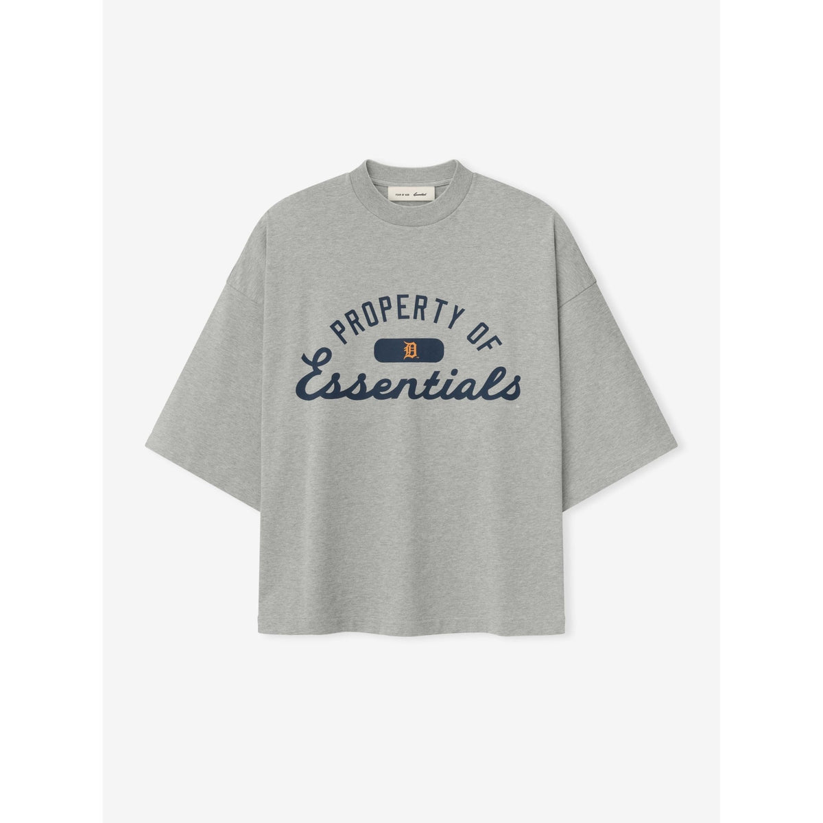 Fear of God Essentials Tigers Merch Tee Concrete Heather - Im Your Wardrobe