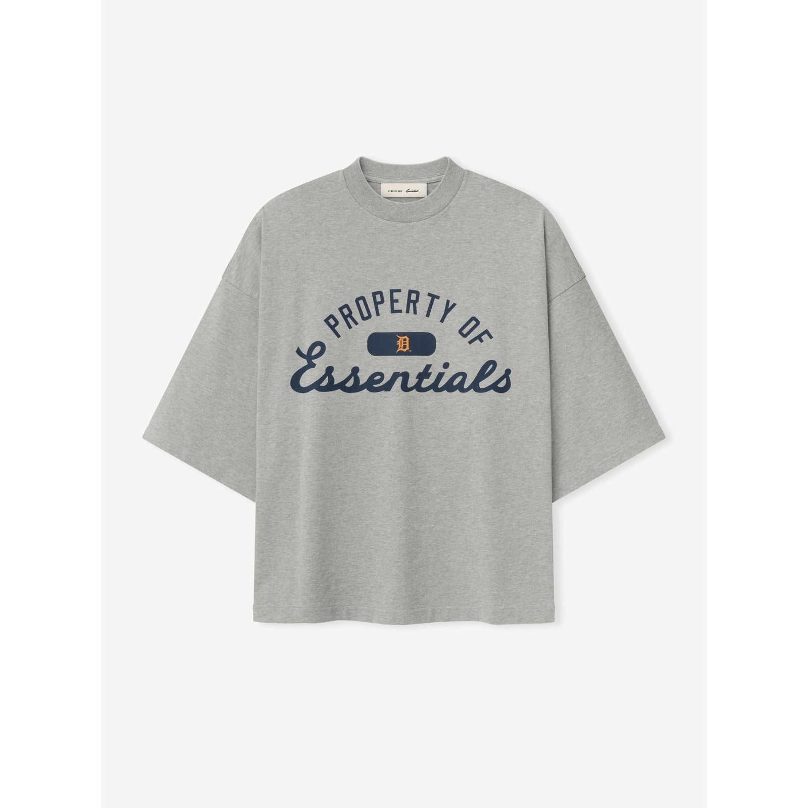 Fear of God Essentials Tigers Merch Tee Concrete Heather - Im Your Wardrobe
