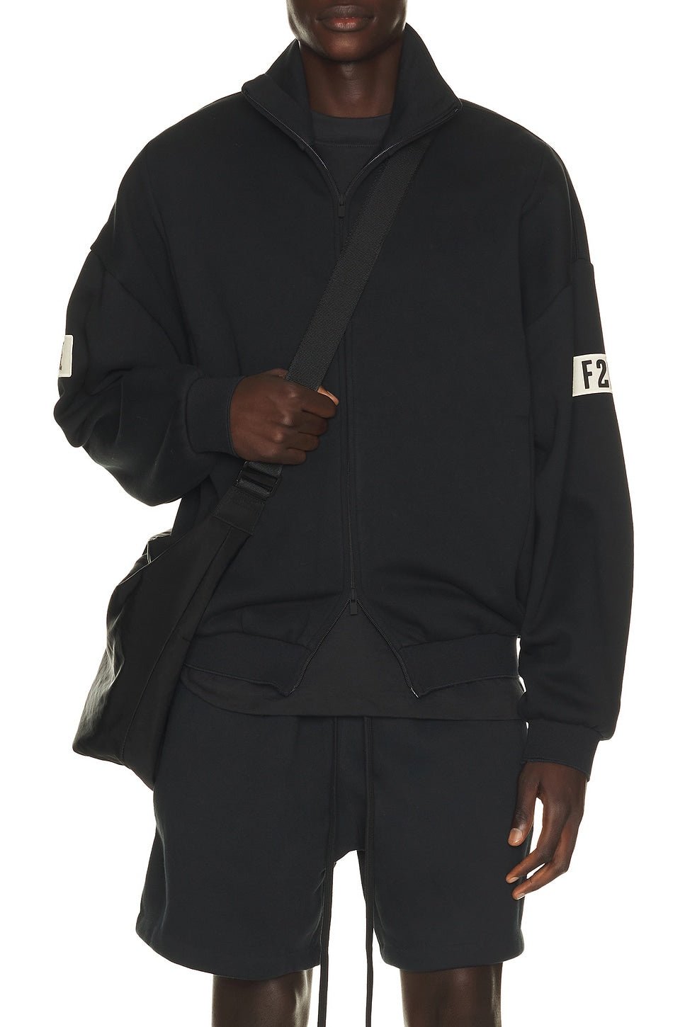 Fear of God Essentials Track Jacket Vintage Black - Im Your Wardrobe