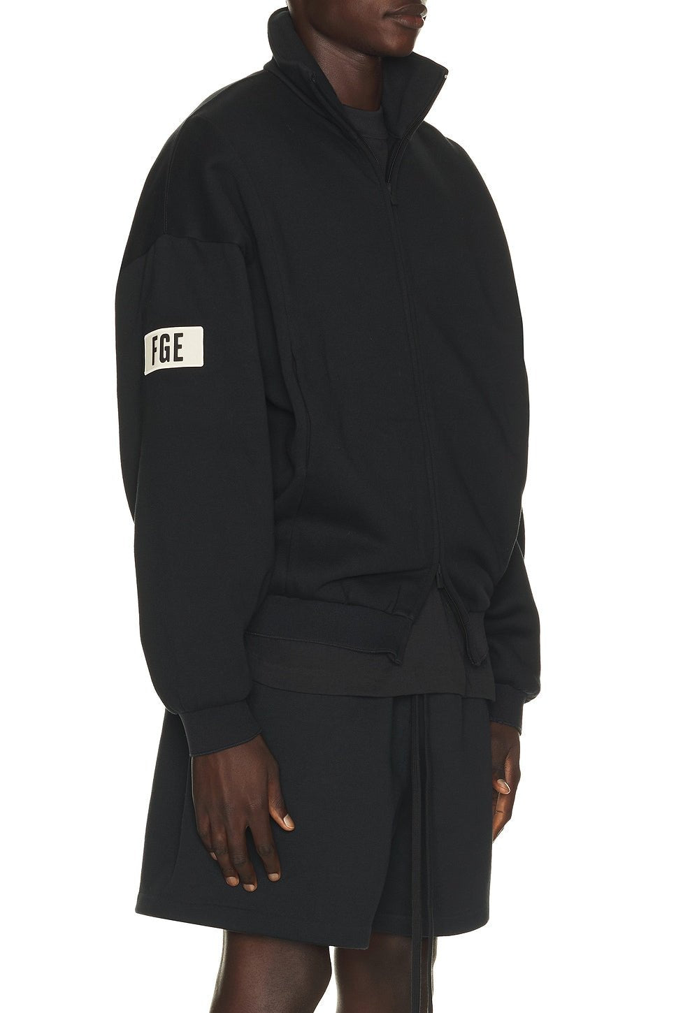 Fear of God Essentials Track Jacket Vintage Black - Im Your Wardrobe
