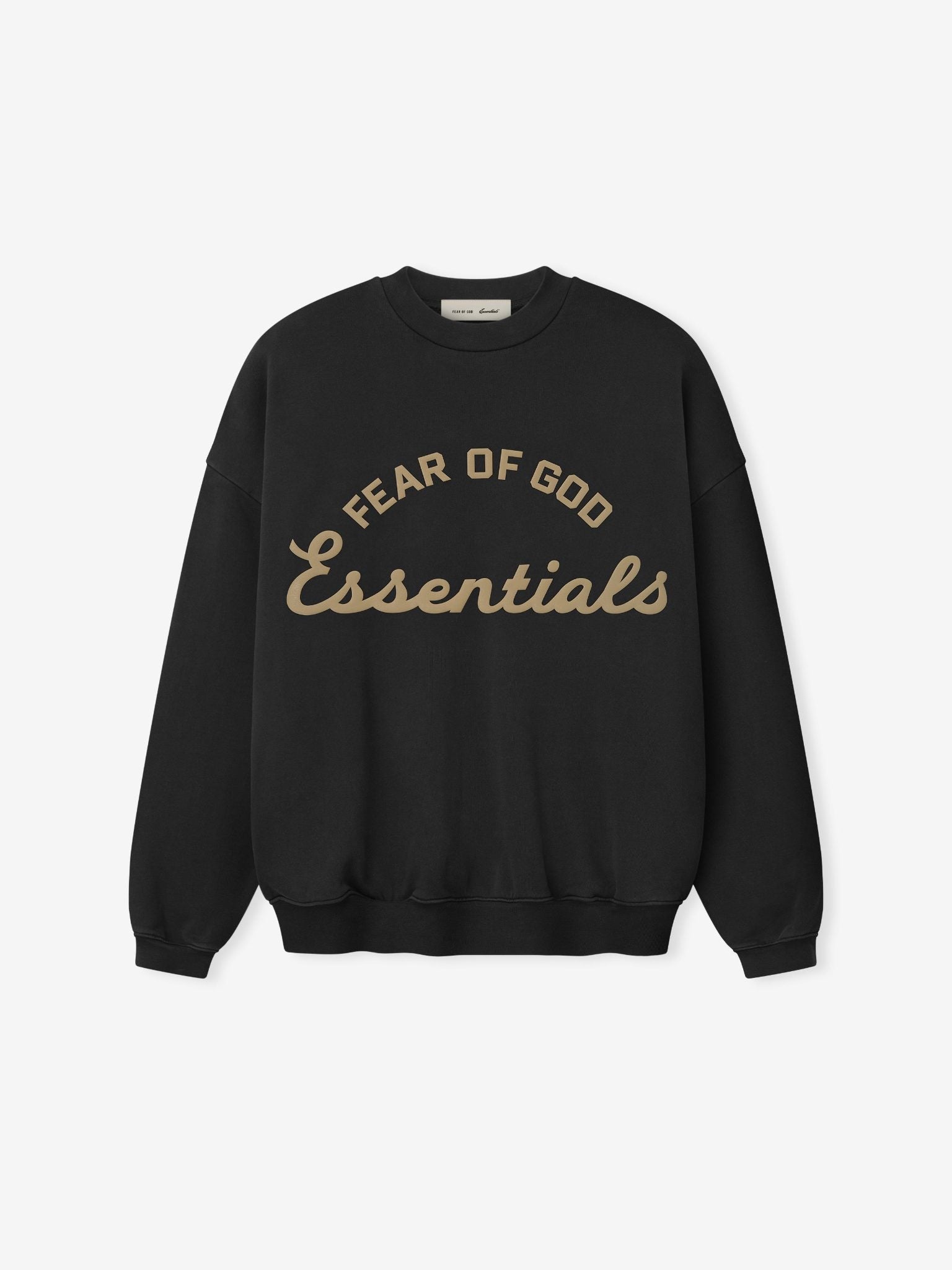 Fear of God Essentials Training 90s Crewneck Sweatshirt Faded Black