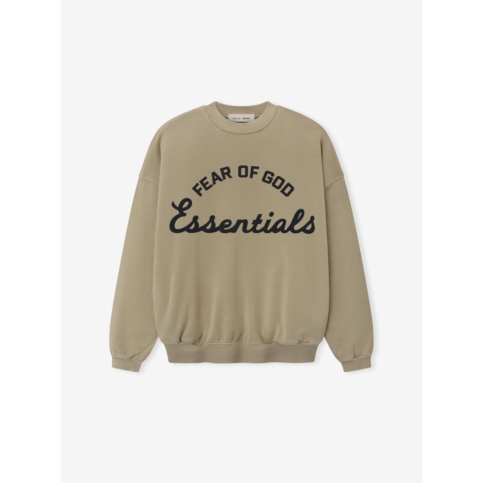 Fear of God Essentials Training 90s Crewneck Sweatshirt Faded Dune - Im Your Wardrobe