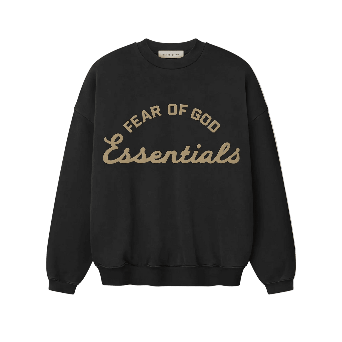 Fear Of God Essentials Training 90s Crewneck Sweatwshirt Faded Black - Im Your Wardrobe