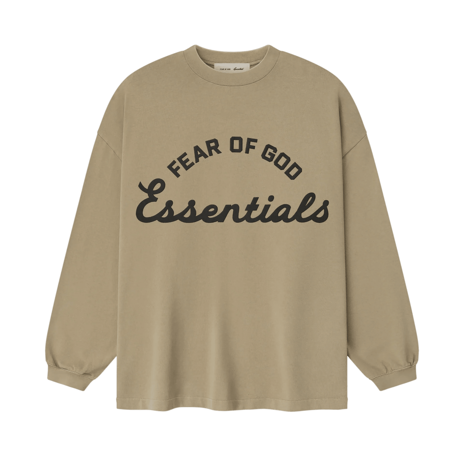 Fear Of God Essentials Training 90s Long Sleeve Tee Faded Dune