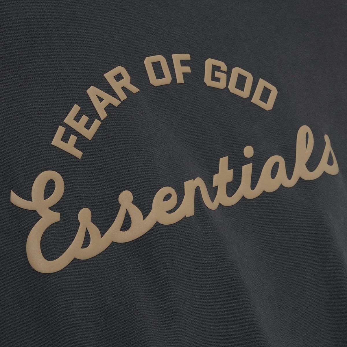 Fear Of God Essentials Training 90s Short Sleeve Tee Faded Iron Grey - Im Your Wardrobe