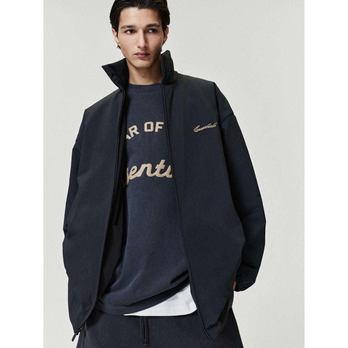 Fear of God Essentials Training 90s Tee Faded Iron Grey - Im Your Wardrobe