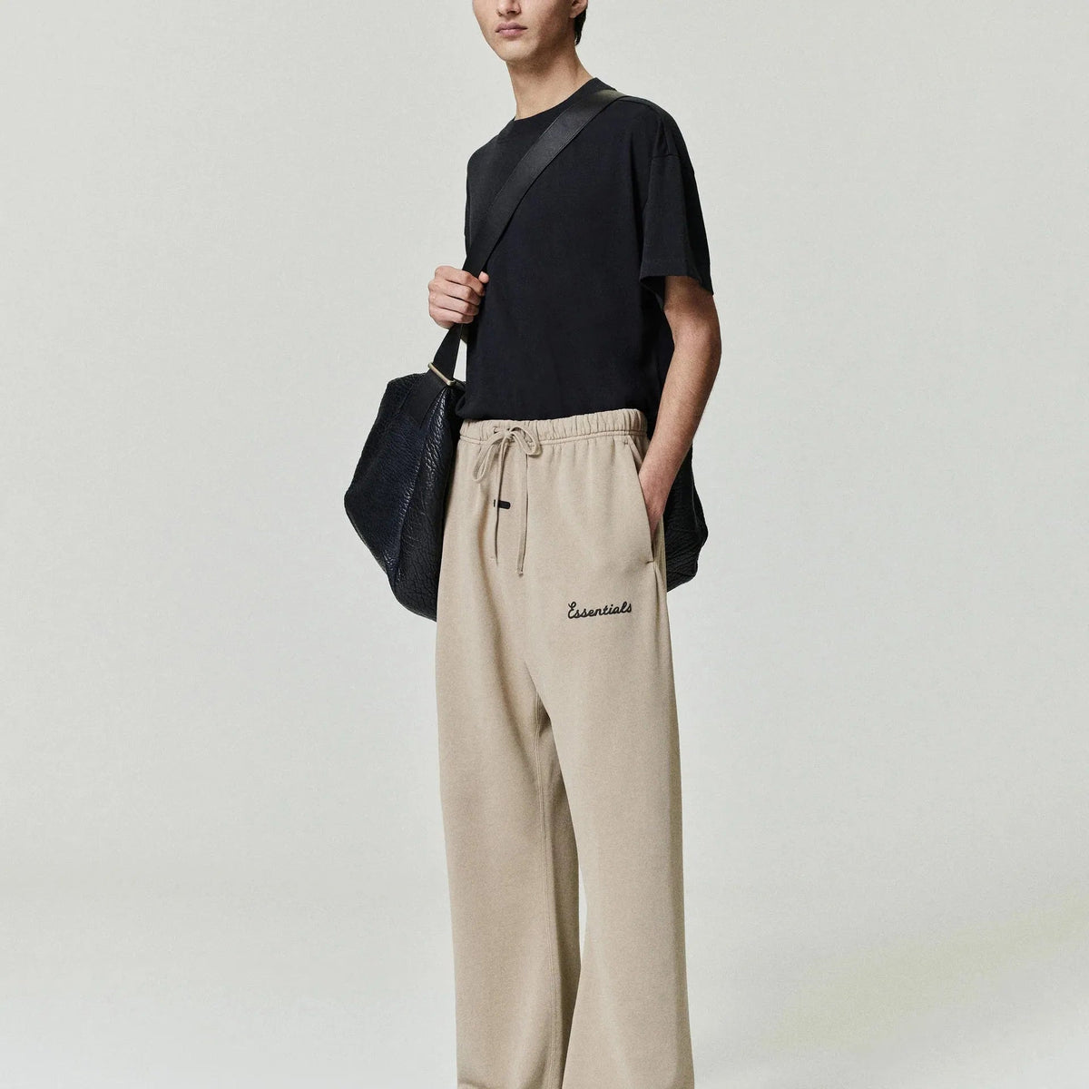 Fear Of God Essentials Training Classic Fit Flare Sweatpant Faded Dune - Im Your Wardrobe