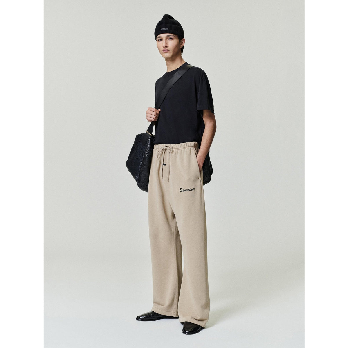 Fear of God Essentials Training Classic Flare Sweatpant Faded Dune - Im Your Wardrobe