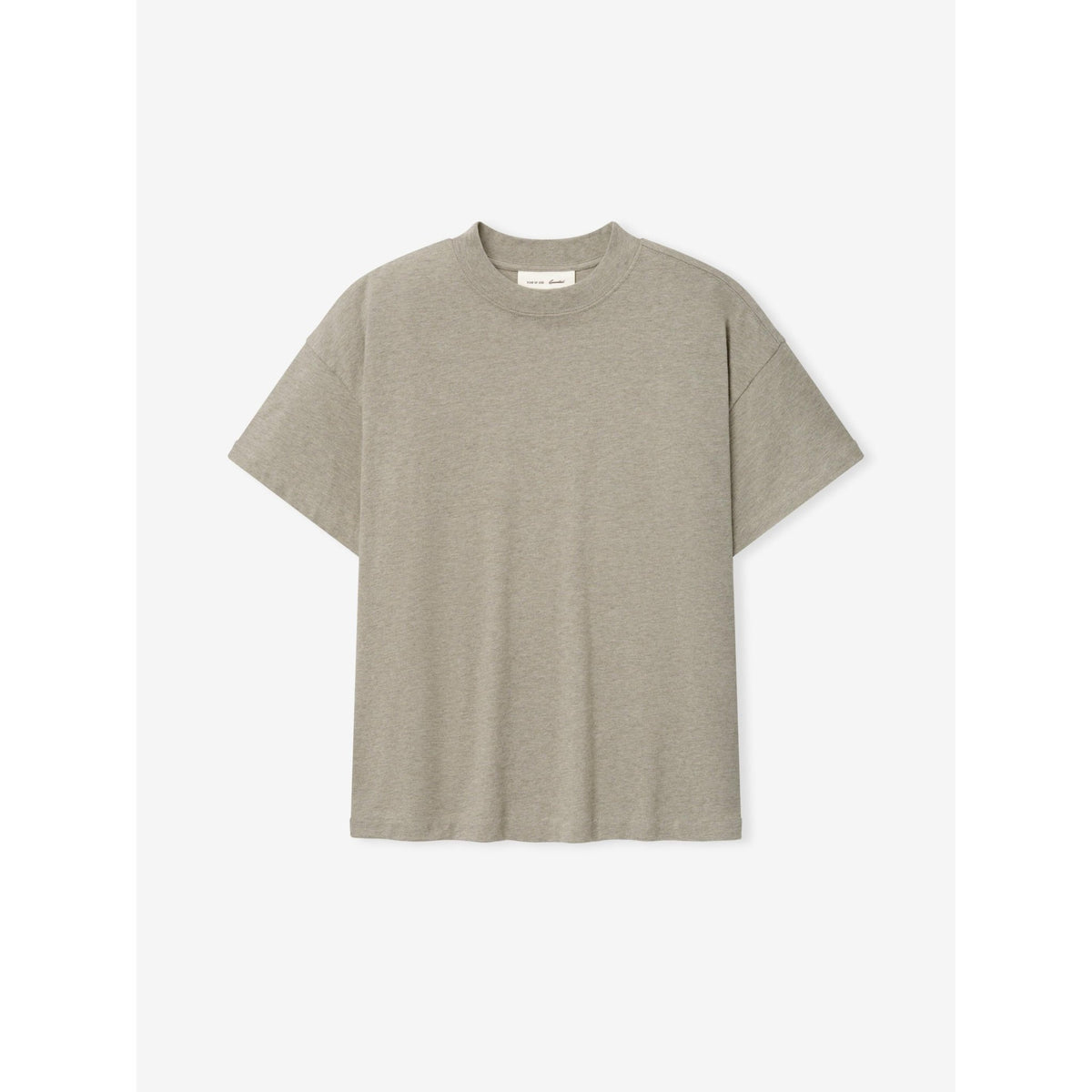 Fear of God Essentials Tri-Blend Essential Tee Slim Fit Seal Heather - Im Your Wardrobe
