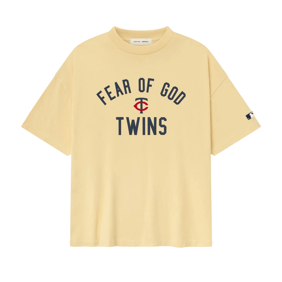 Fear of God Essentials Twins 90s Tee Italian Straw - Im Your Wardrobe