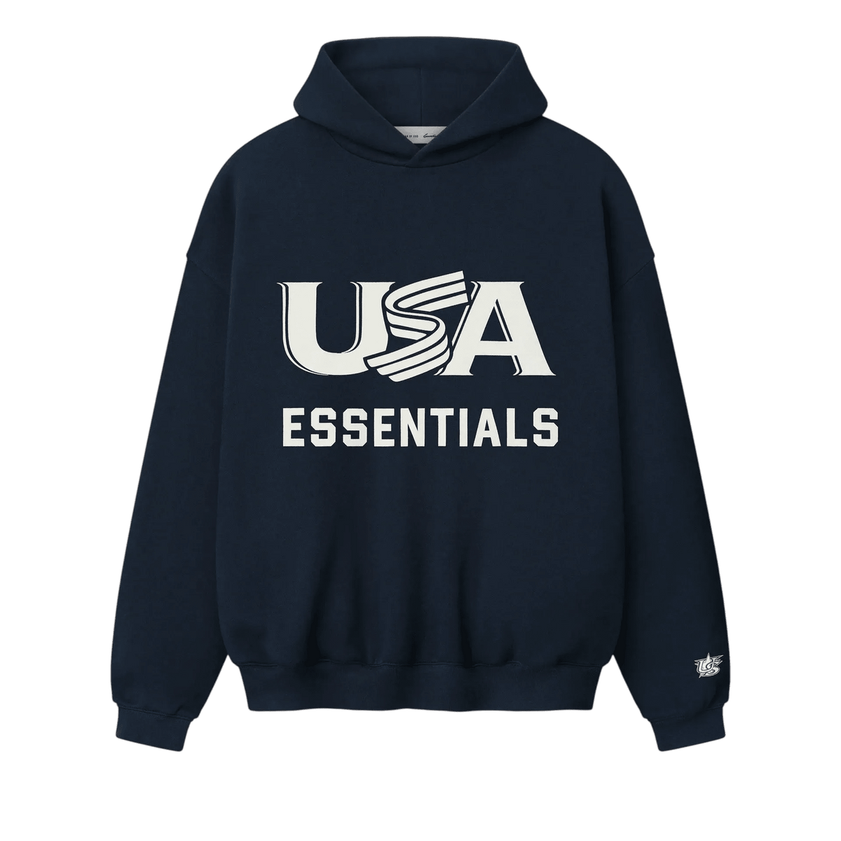 Fear Of God Essentials USA Baseball Sport Hoodie Dark Sapphire - Im Your Wardrobe