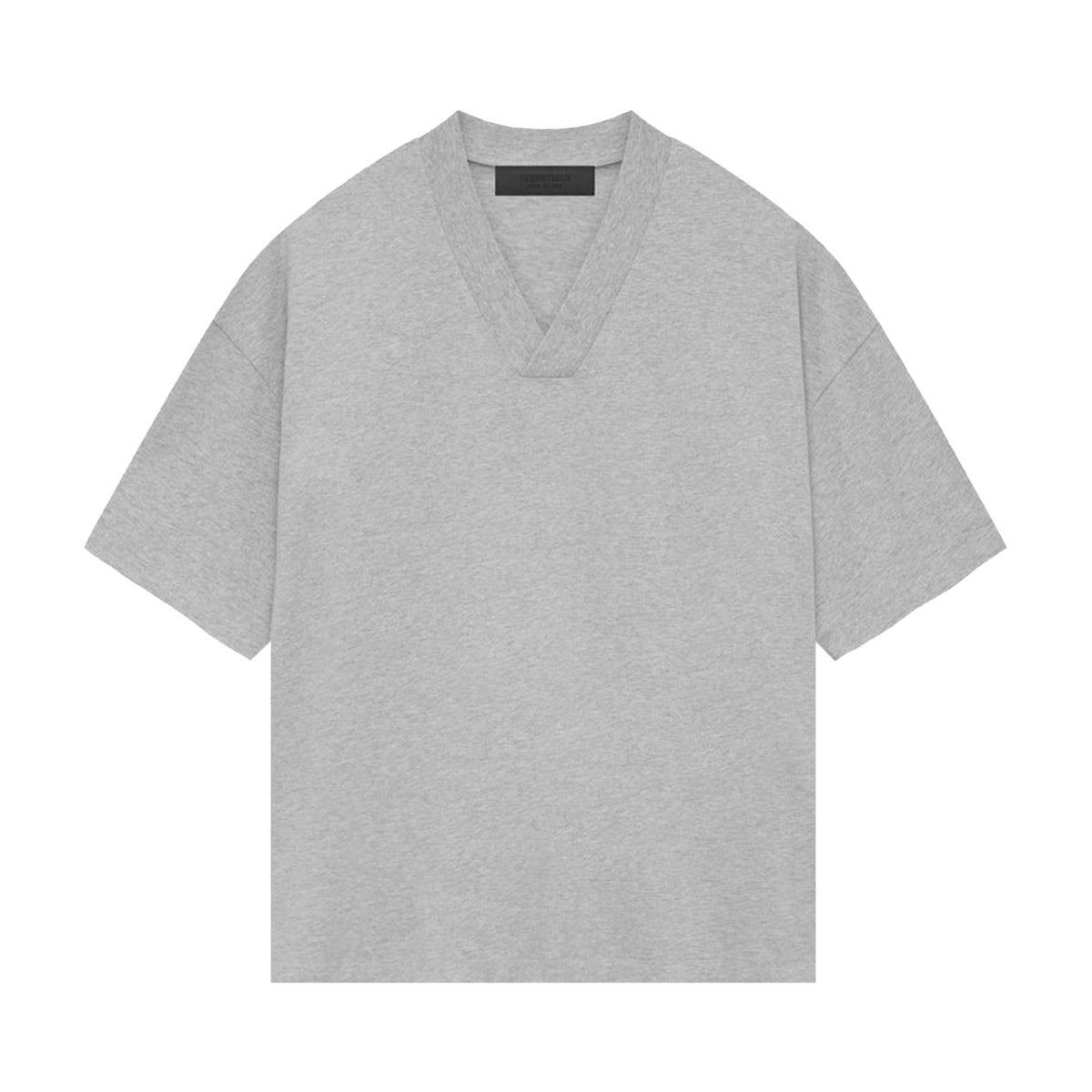 Fear of God Essentials V Neck T-Shirt Light Heather Grey (SS24) - Im Your Wardrobe