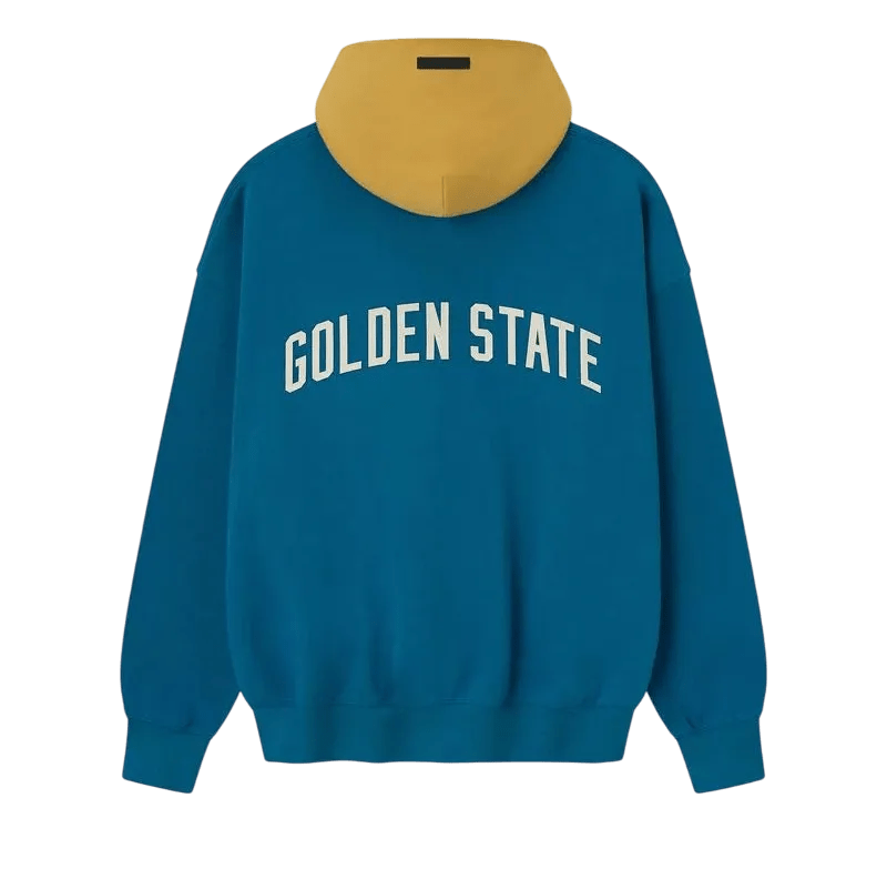 Fear of God Essentials Warriors Sport Hoodie Blue Sapphire/Canyon - Im Your Wardrobe