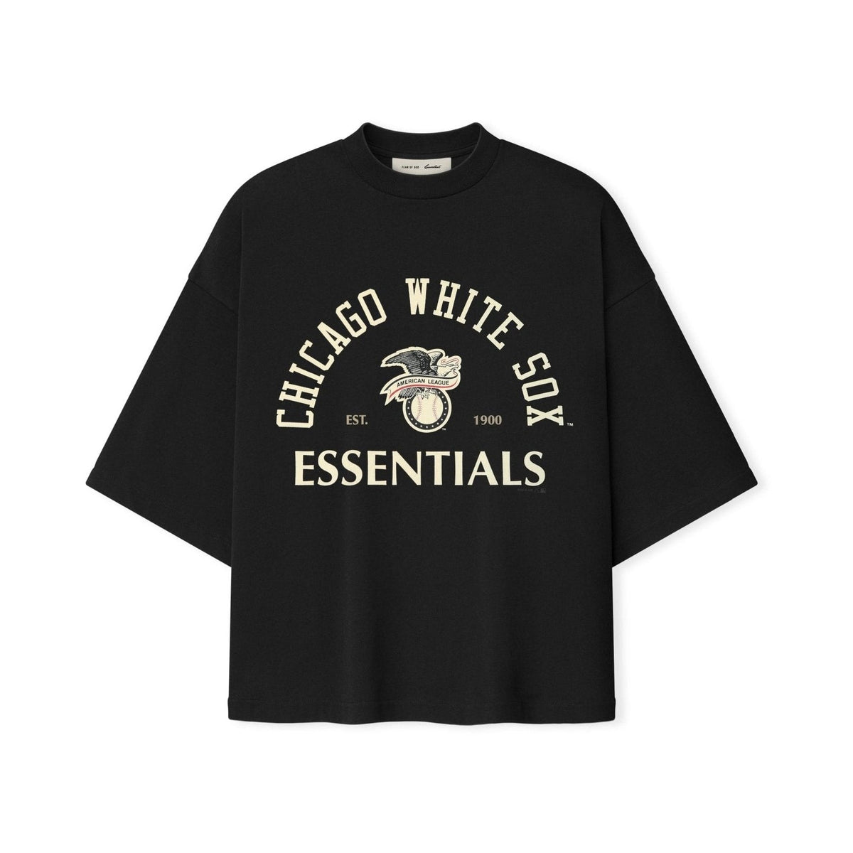 Fear of God Essentials White Sox American League Merch Tee Black - Im Your Wardrobe