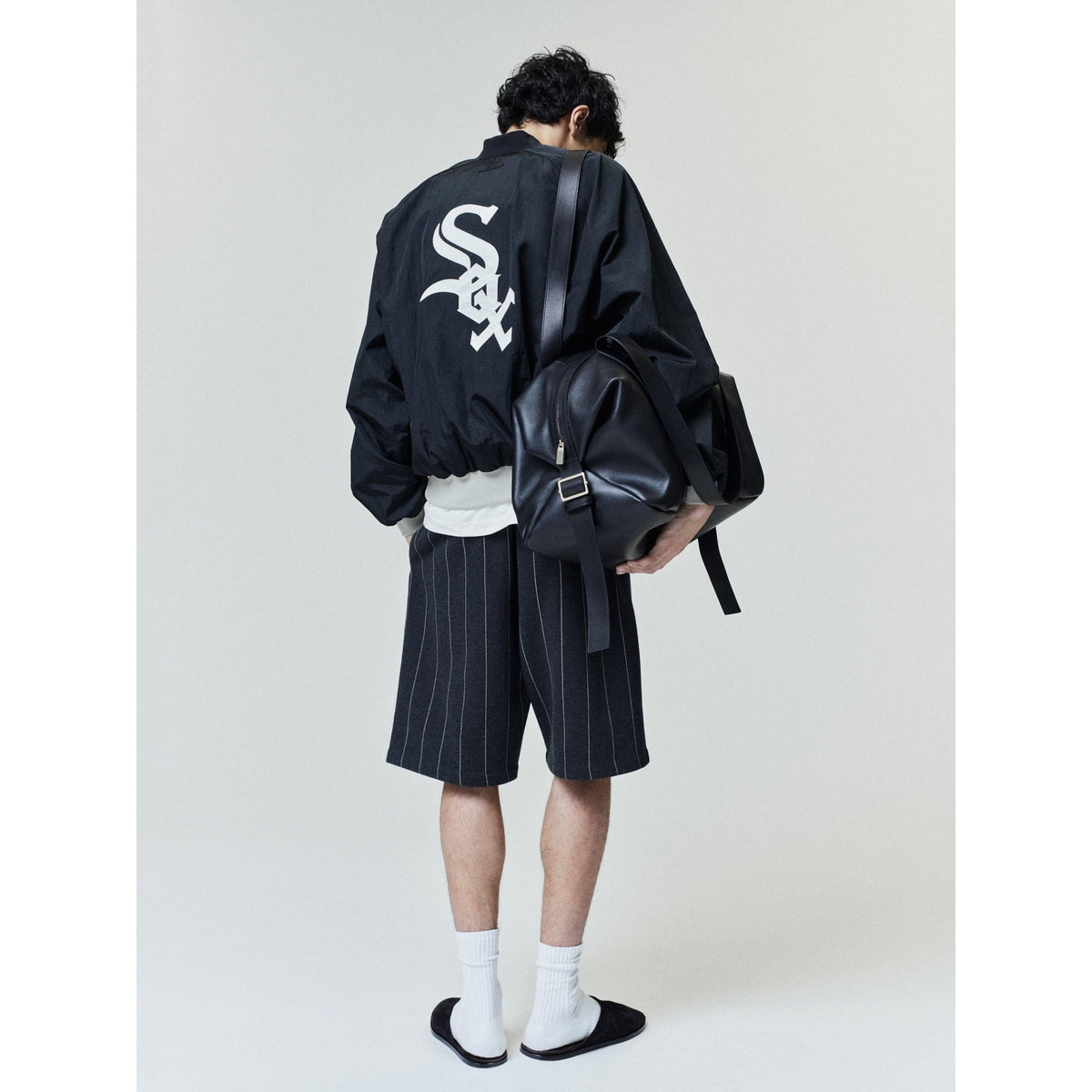 Fear of God Essentials White Sox Half Zip Pullover Black - Im Your Wardrobe