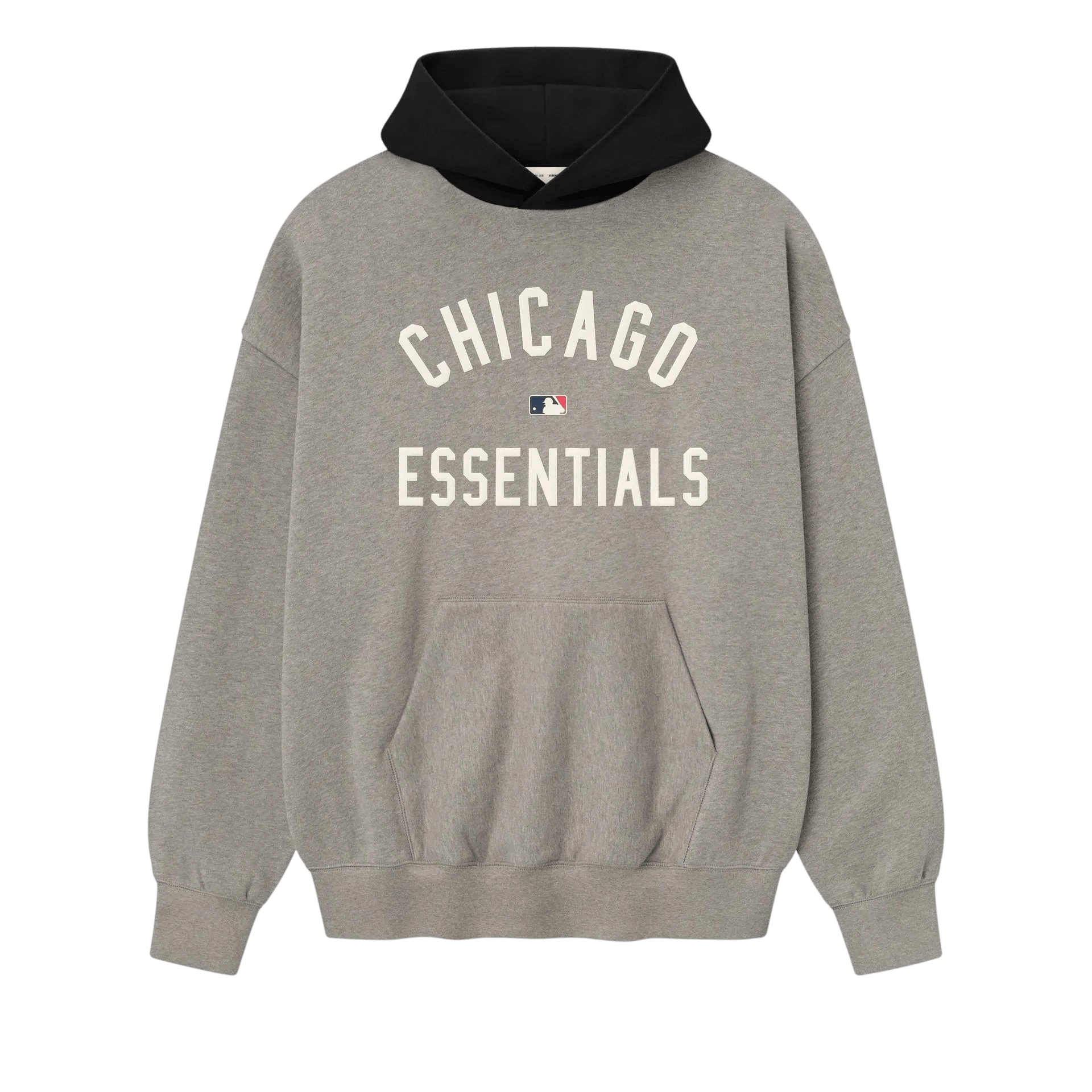 Fear of God Essentials White Sox Sport Hoodie Concrete Heather/Black - Im Your Wardrobe